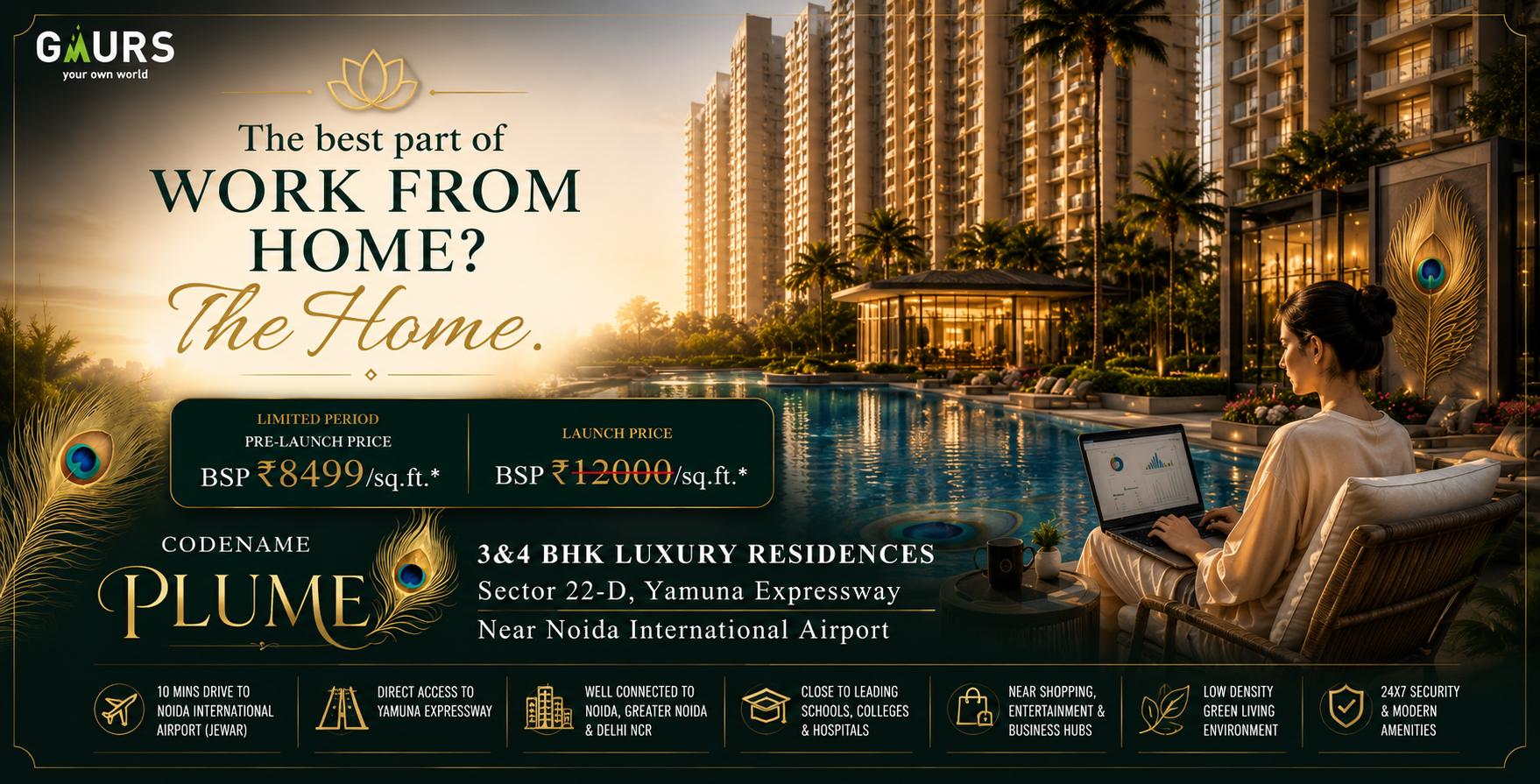 Gaur Plume Sector 22D Yamuna Expressway